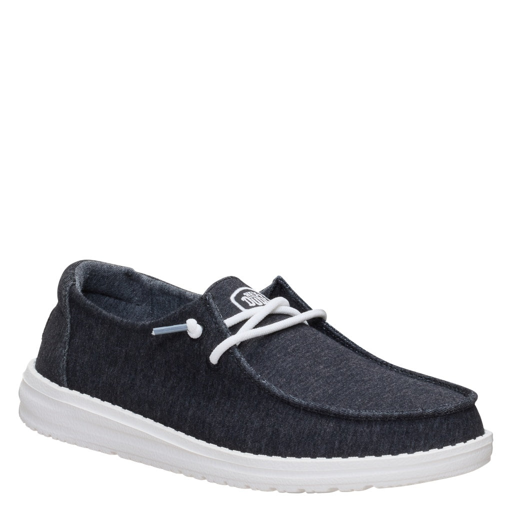 Hey Dude Wendy Stretch Jersey Black - Shoetopia Footwear