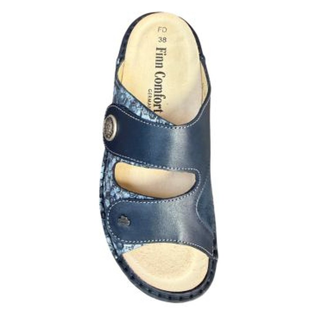 Finn Comfort, Zeno, Women's, Sandal, Indigo, Top view
