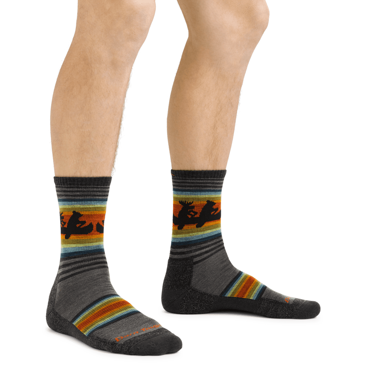 Darn Tough Men's Willoughby Micro Crew Lightweight Cushion Hiking Sock - Shoetopia Footwear