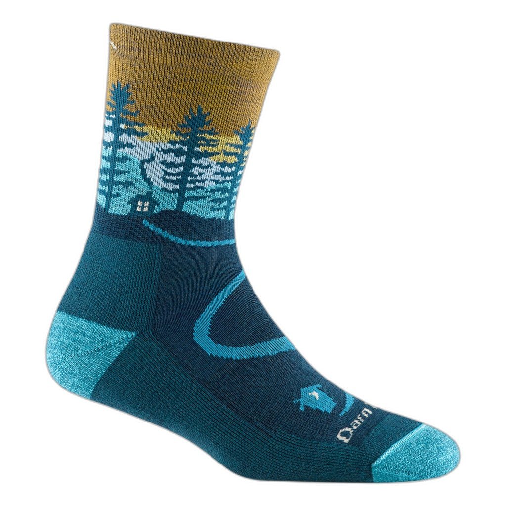 Darn Tough Women's Northwoods Micro Crew Midweight Hiking Sock - Shoetopia Footwear