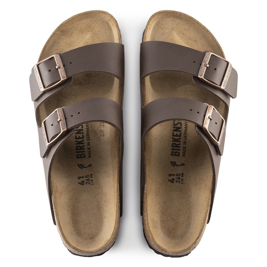 Birkenstock Arizona Birko-Flor, Brown, Regular Fit - Shoetopia Footwear