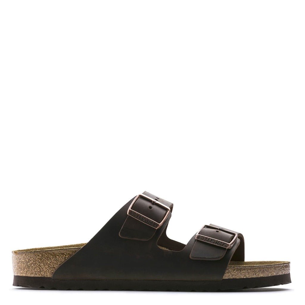 Birkenstock Arizona Oiled Leather Habana, Narrow Fit - Shoetopia Footwear