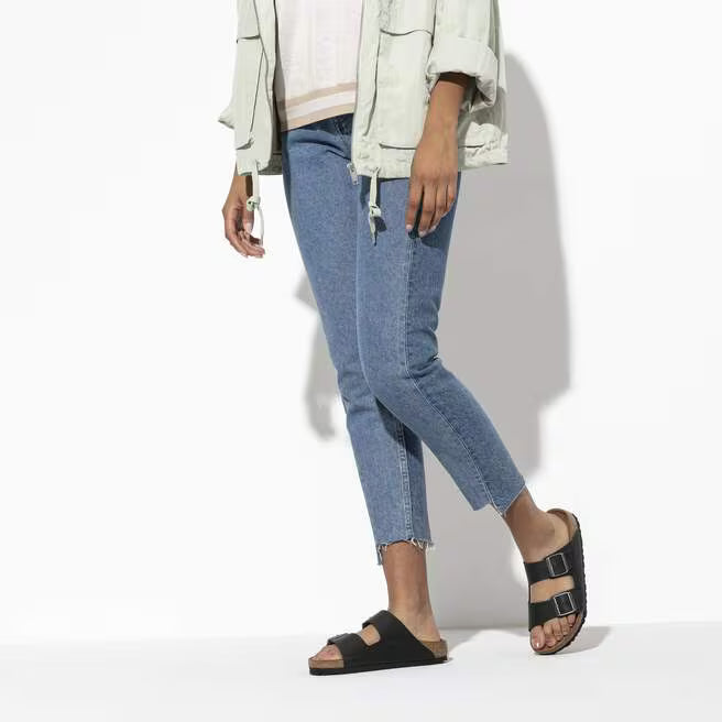 Birkenstock, Arizona, Unisex, Sandal, Black, Lifestyle image
