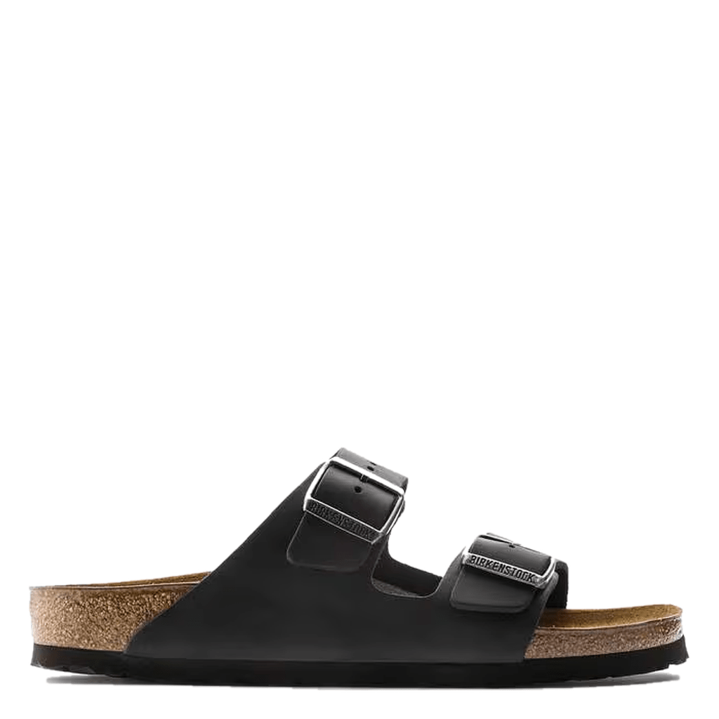 Birkenstock, Arizona, Unisex, Sandal, Black, Side view