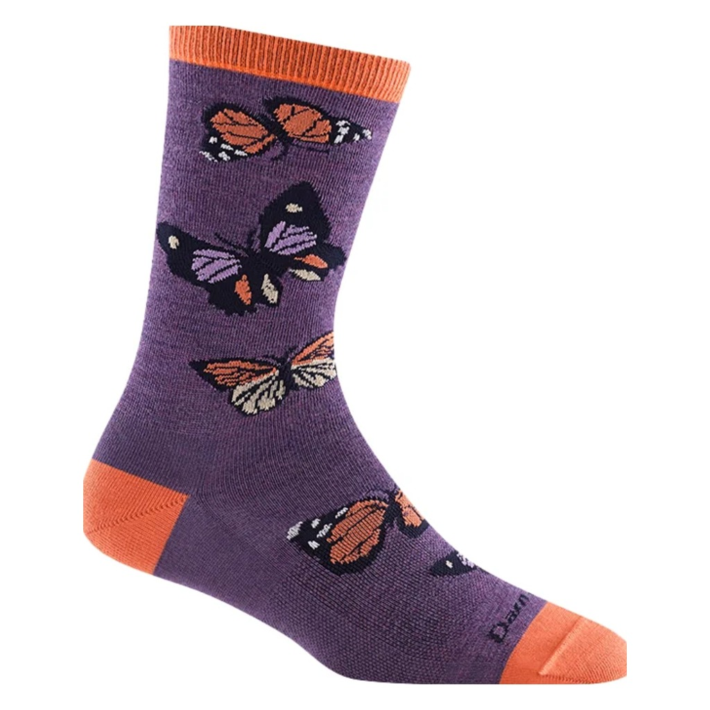 Darn Tough Women's Flutter Crew Lightweight Lifestyle Sock - Shoetopia Footwear