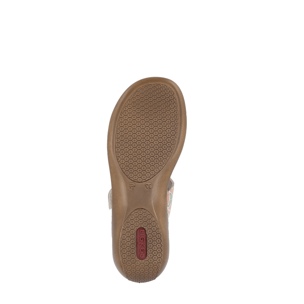 Rieker 659X6 White Multi, Medium Fit - Shoetopia Footwear