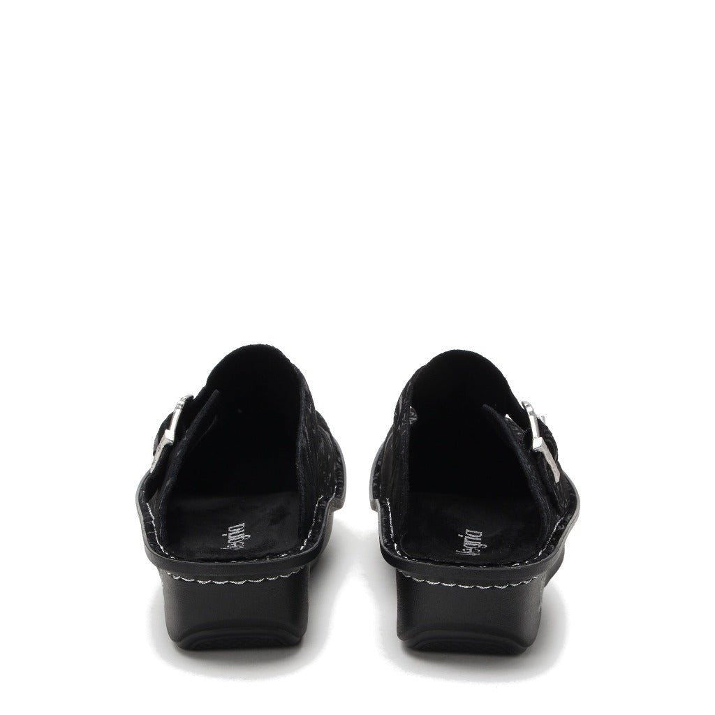 Alegria Classic Clog Swirling Black - Shoetopia Footwear