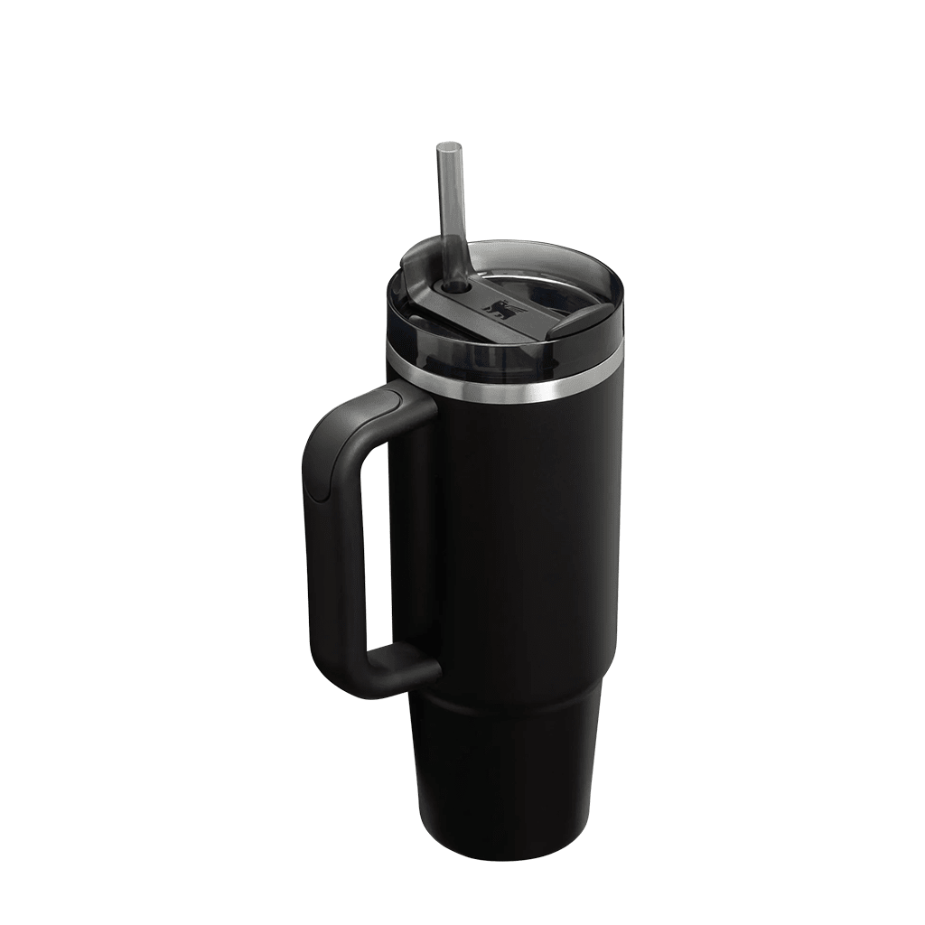 Stanley, Quencher H2.0 FlowState Tumbler 30oz, Black 2.0, Back view