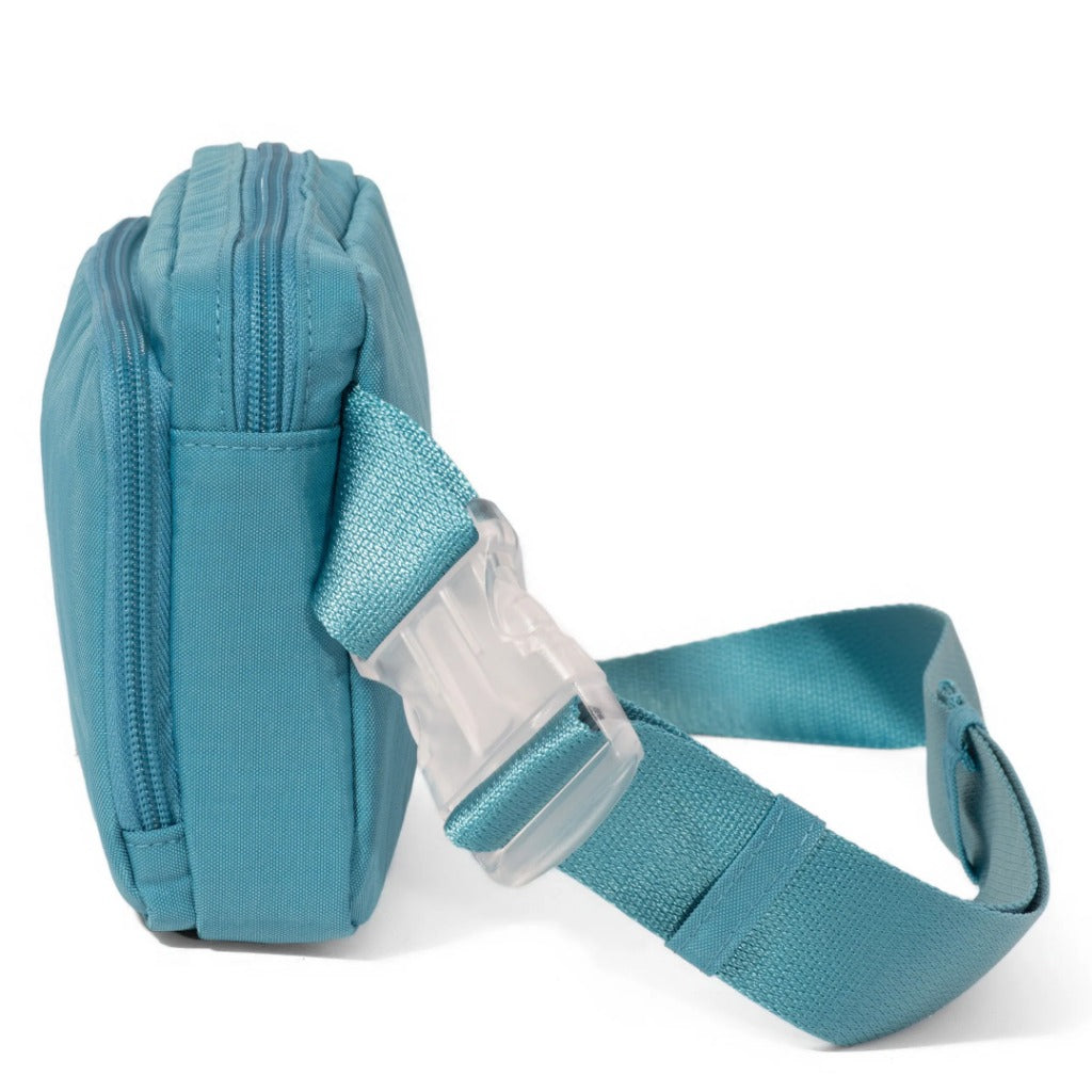 Baggallini, True Classic Belt Bag Sling, Belt Bag, Seaside Blue, Side view