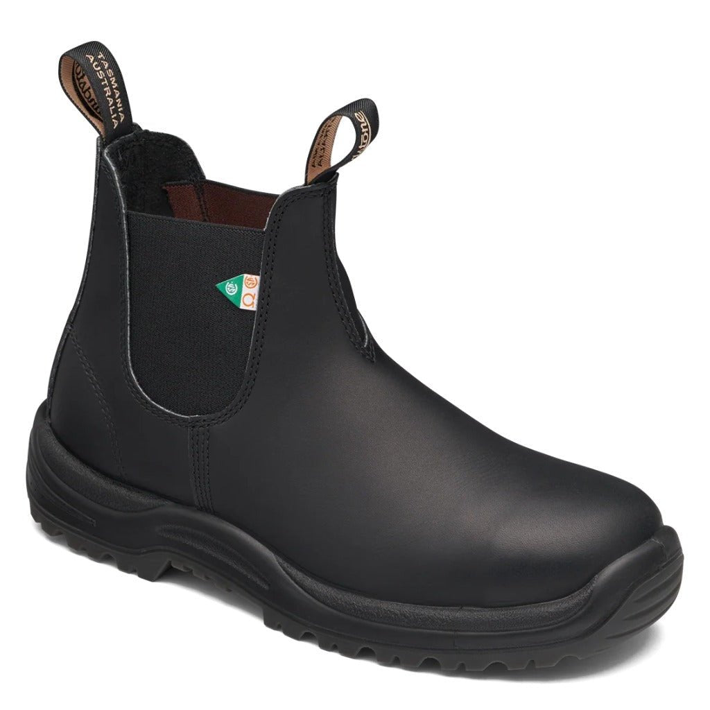 Blundstone, Work & Safety 163 CSA, Unisex, Safety Boot, Black, Angled view