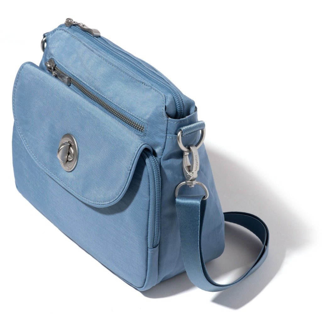 Baggallini True Classic Calais Crossbody - Cornflower - Shoetopia Footwear