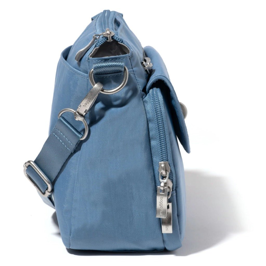 Baggallini True Classic Calais Crossbody - Cornflower - Shoetopia Footwear
