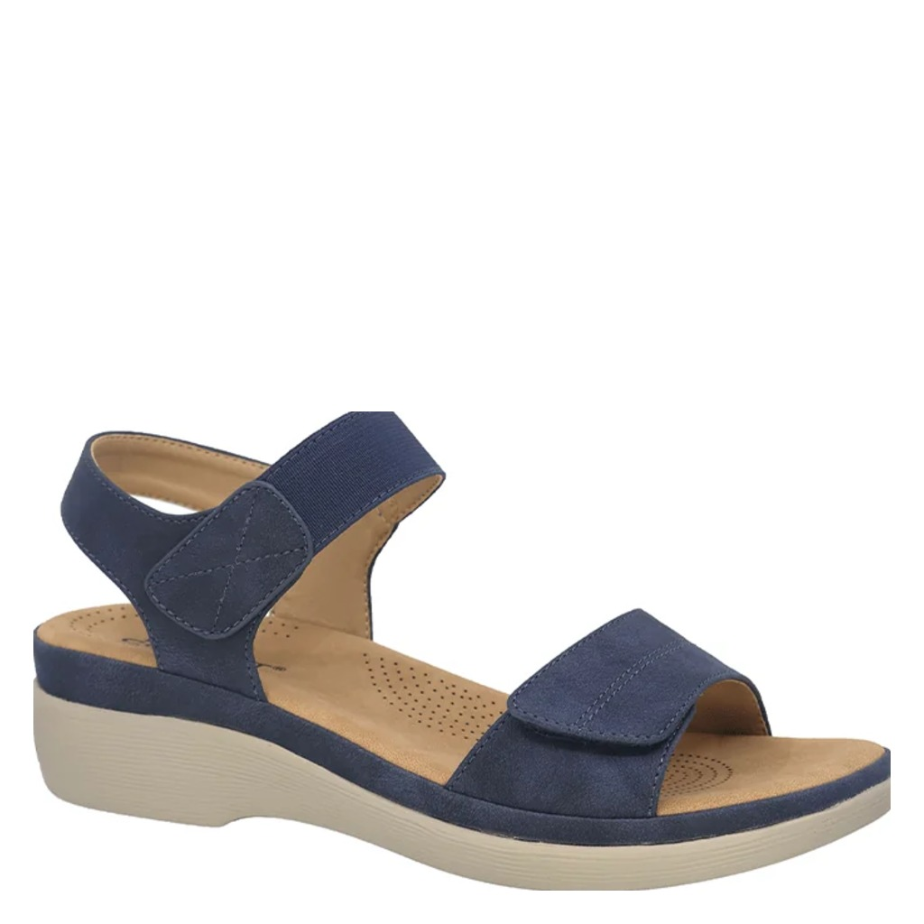 Lady Comfort, Catalina, Women's, Sandal, Navy, Side view