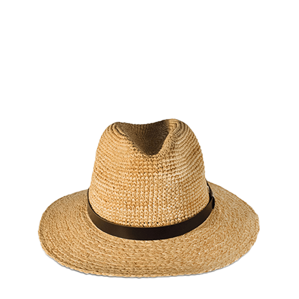 Canadian Hat Cary Fedora – Unisex Raffia Straw Hat with UPF 50+