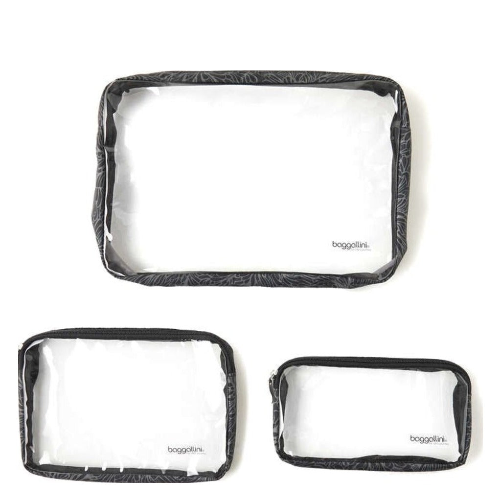 Baggallini Clear Toiletry Pouches - Shoetopia Footwear