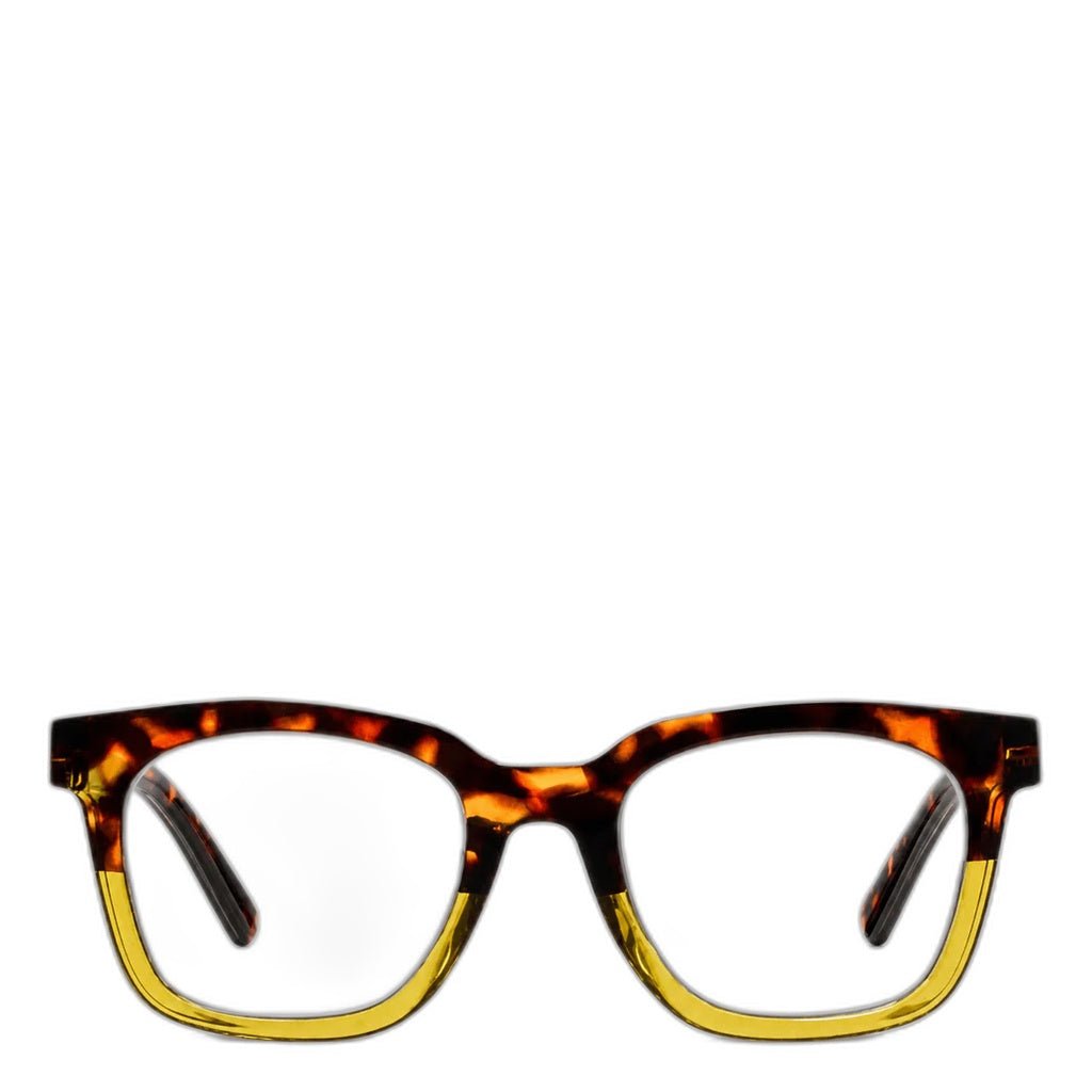 Peepers, To the Max, Reading Glasses, Tortoise and Green, Front view