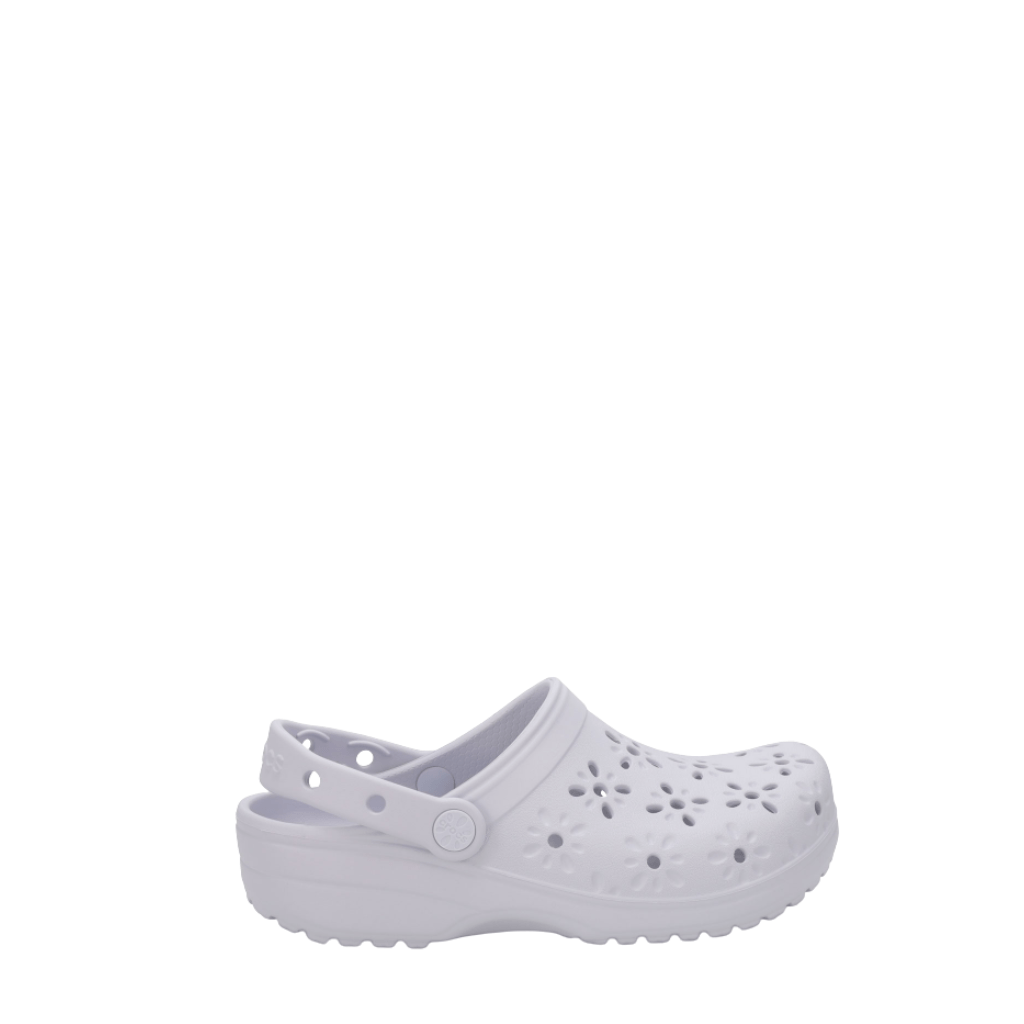 Crocs Classic Floral Cut Out Clog – Women's Lightweight Casual