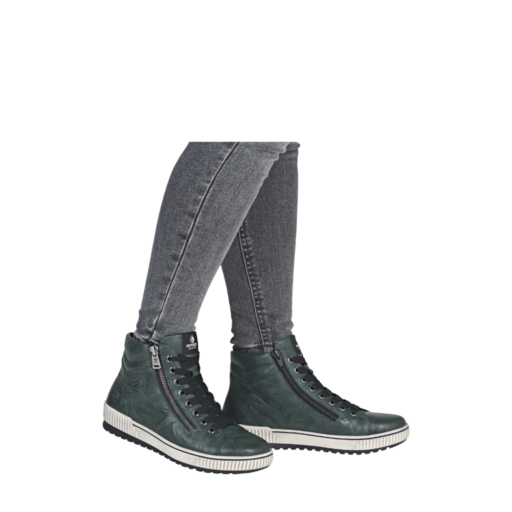 Remonte, D0772, Women's, Sneaker, Green, Lifestyle image