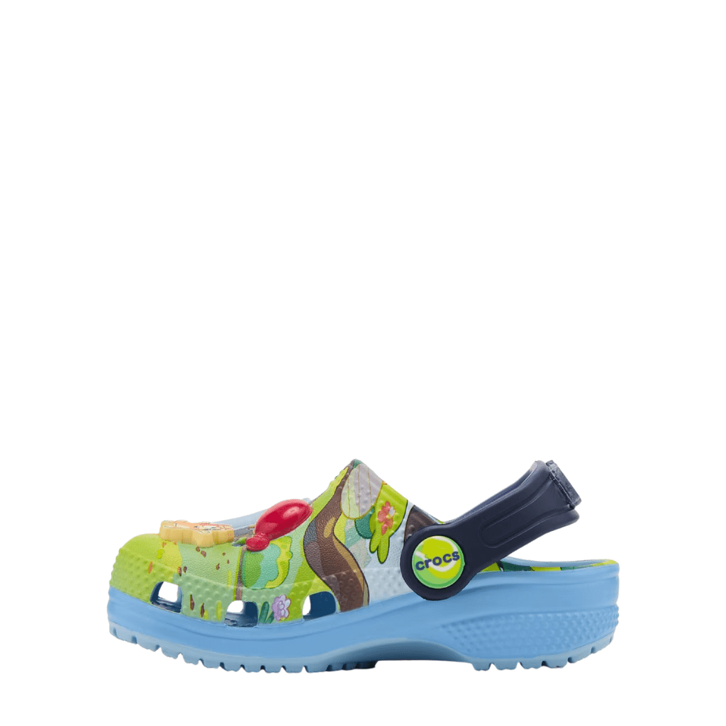 Crocs, Bluey Classic Clog, Kids, Clog, Multi, Medial side view