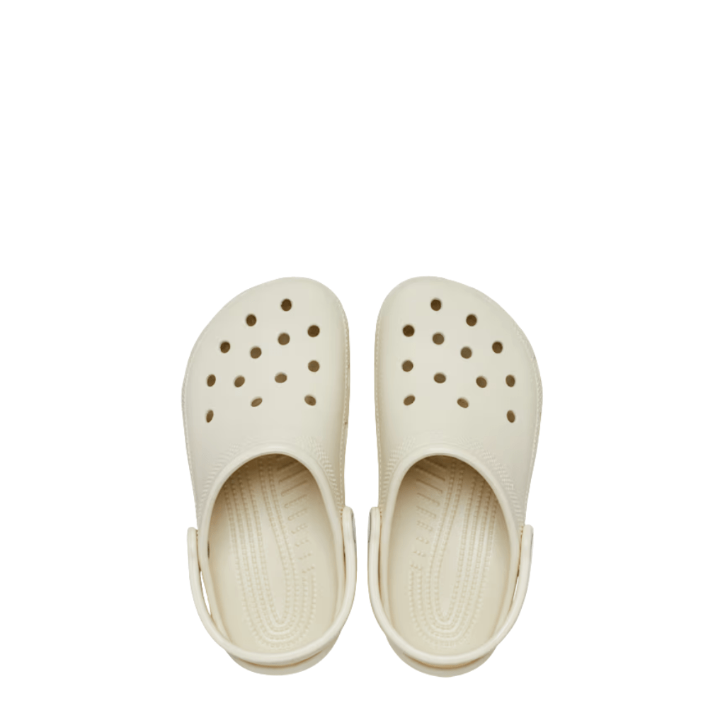 Crocs, Classic Clog Kids, Unisex, Clog, Bone, Top view