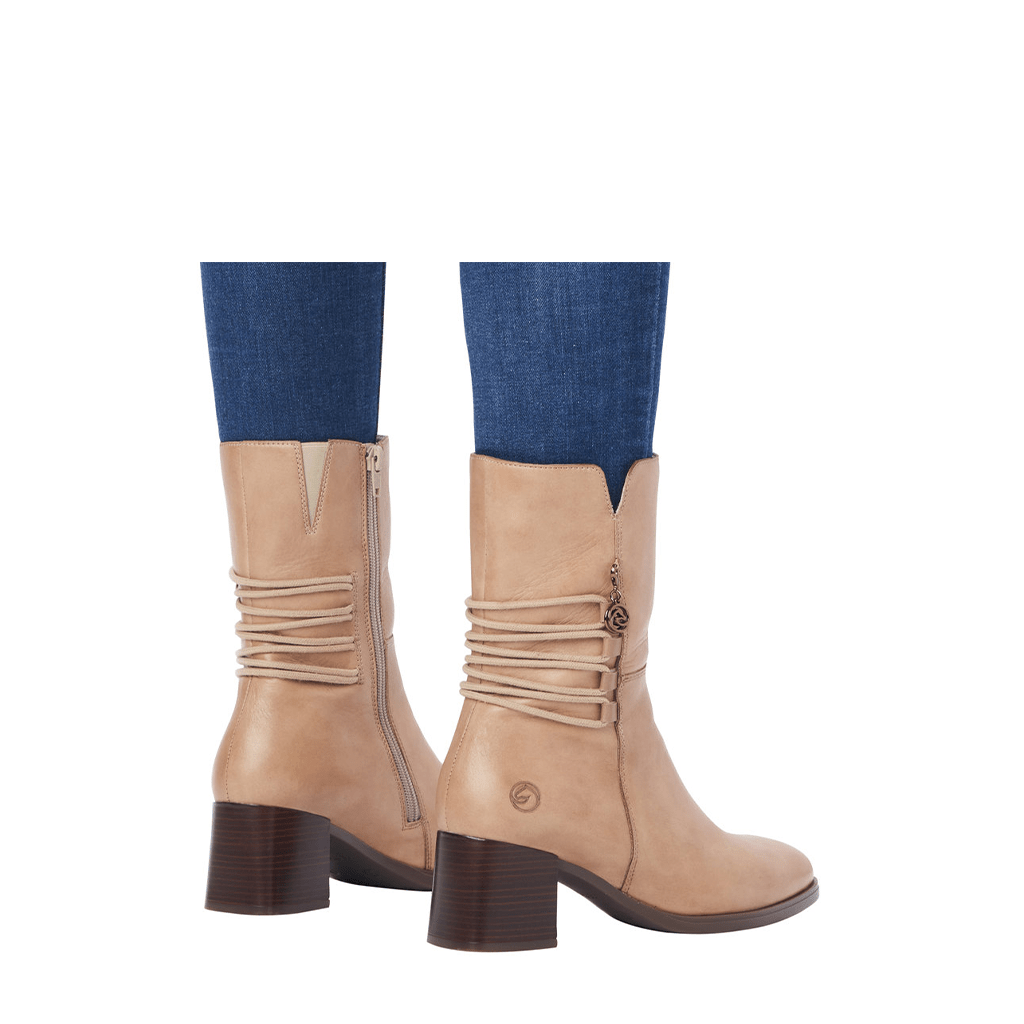 Remonte, D0V71, Women's, Boot, Cream, Lifestyle image