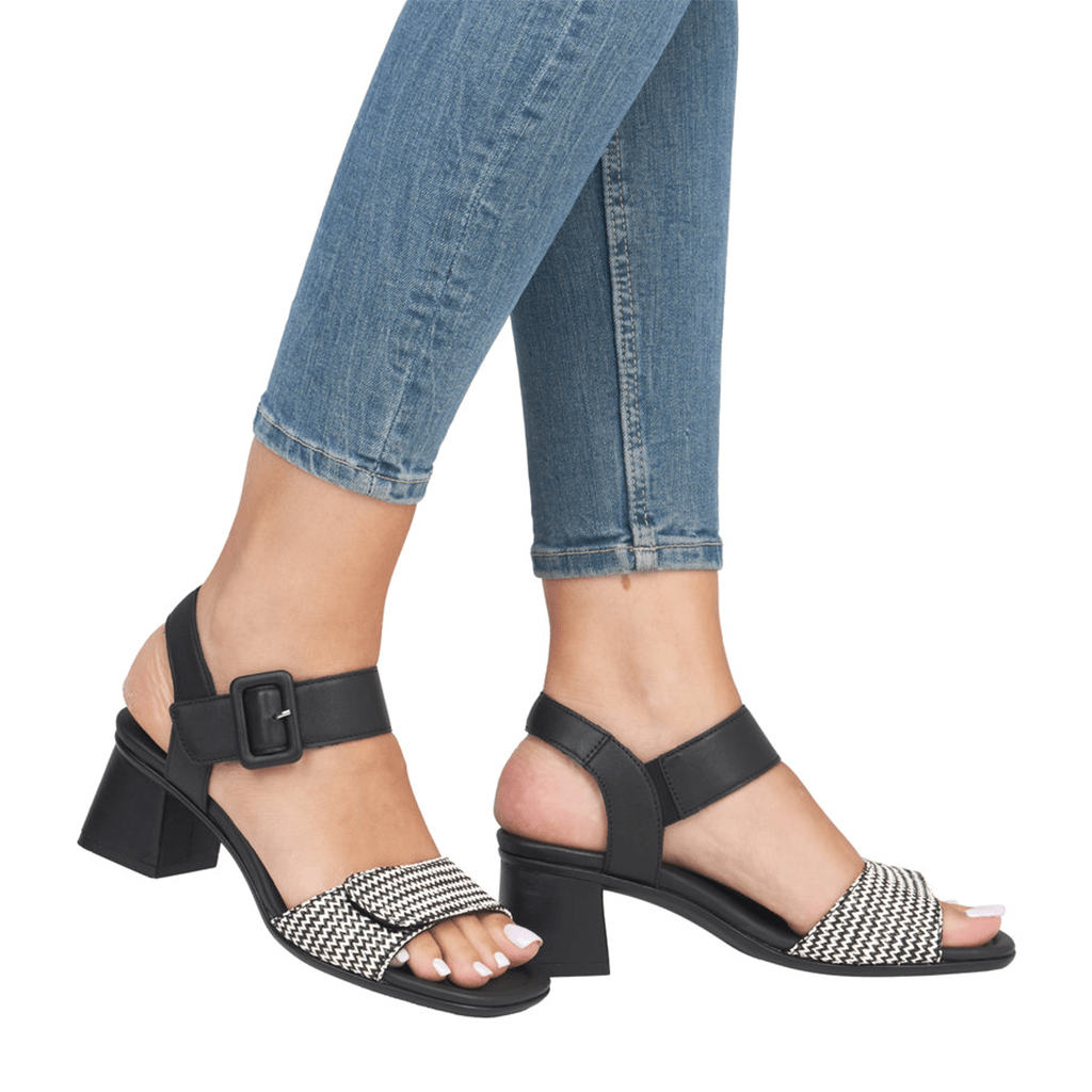 Remonte, D1K51, Women's, Sandal, Black, Lifestyle image