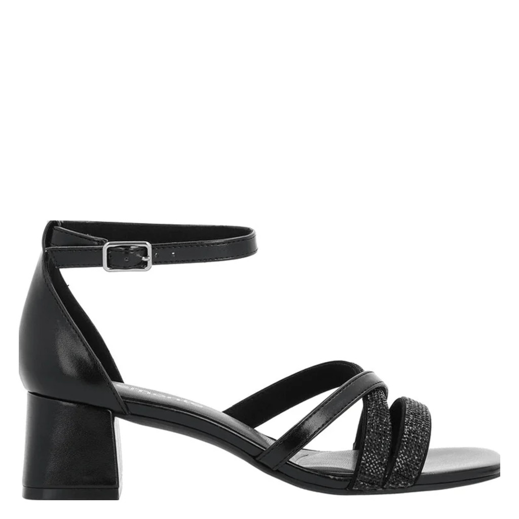 Remonte, D1L51, Women's, Heel, Black, Side view