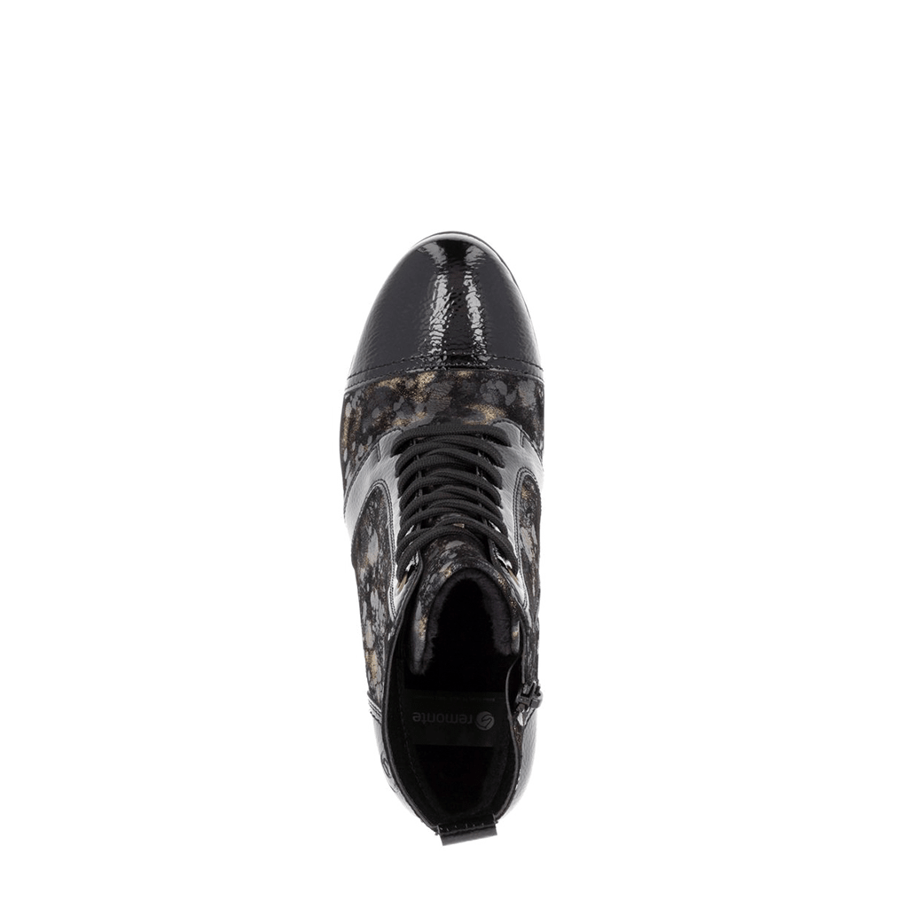 Remonte, D8797, Women's, Boot, Black Multi, Top view