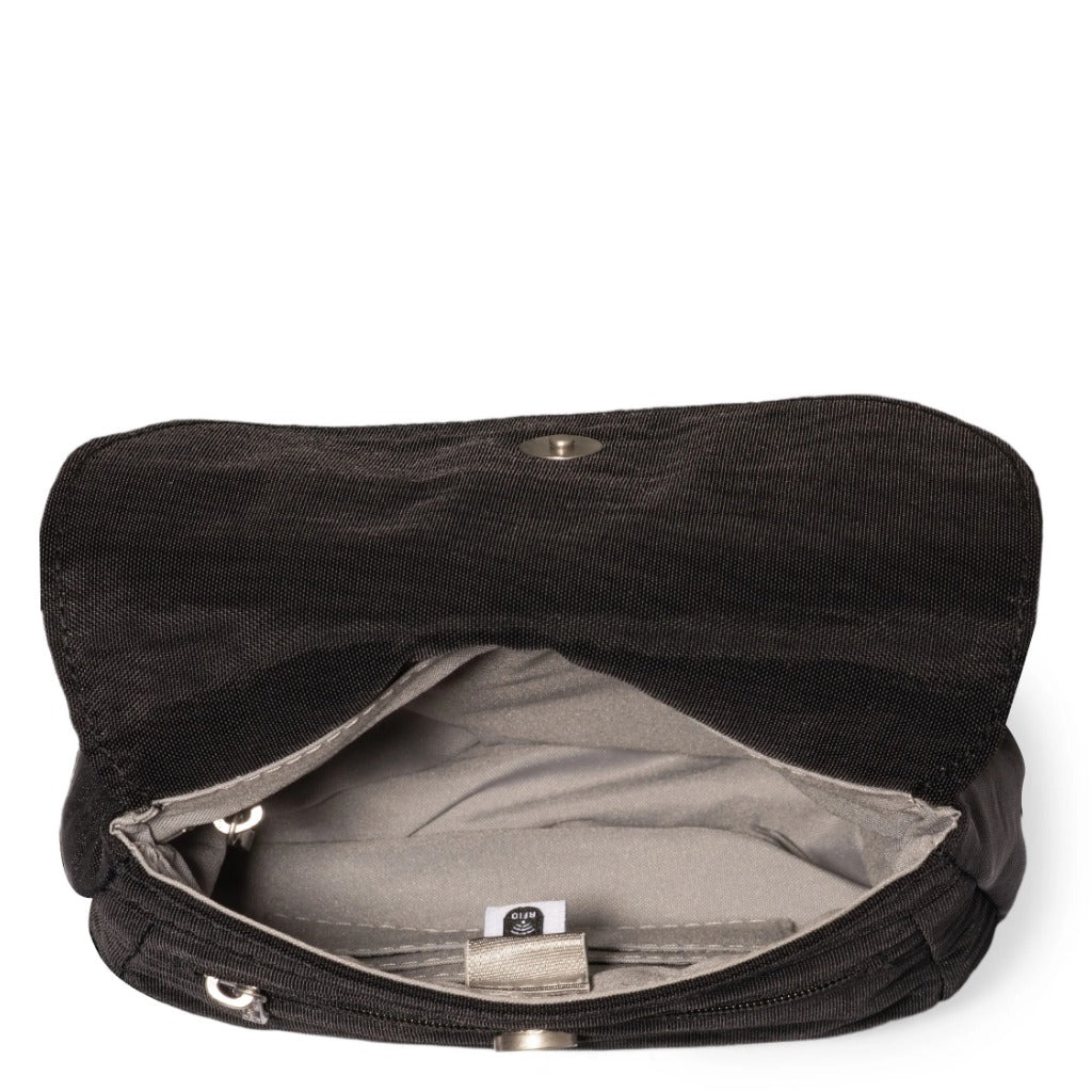 Baggallini, Dash Crossbody, Crossbody Bag, Black, Interior view
