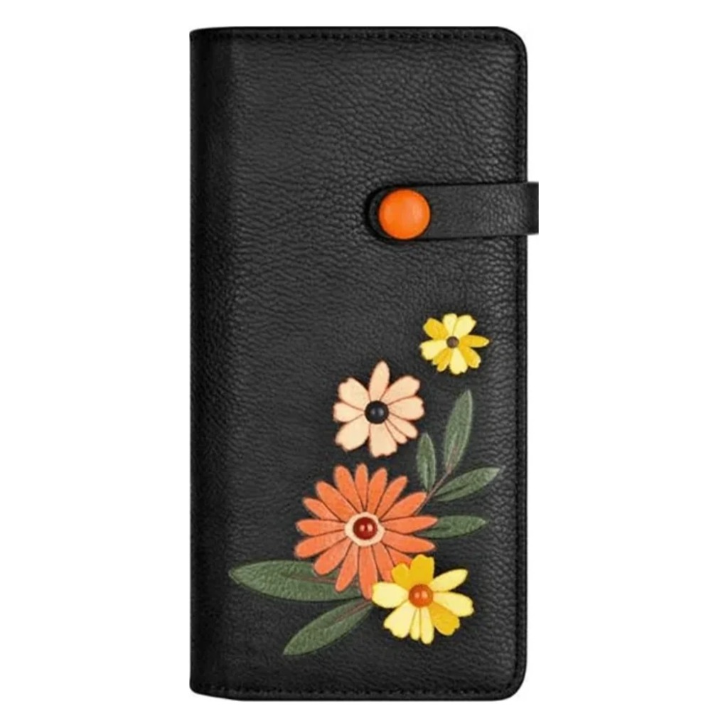 Espe, Daliah, Women's, Long Wallet, Black, Front view