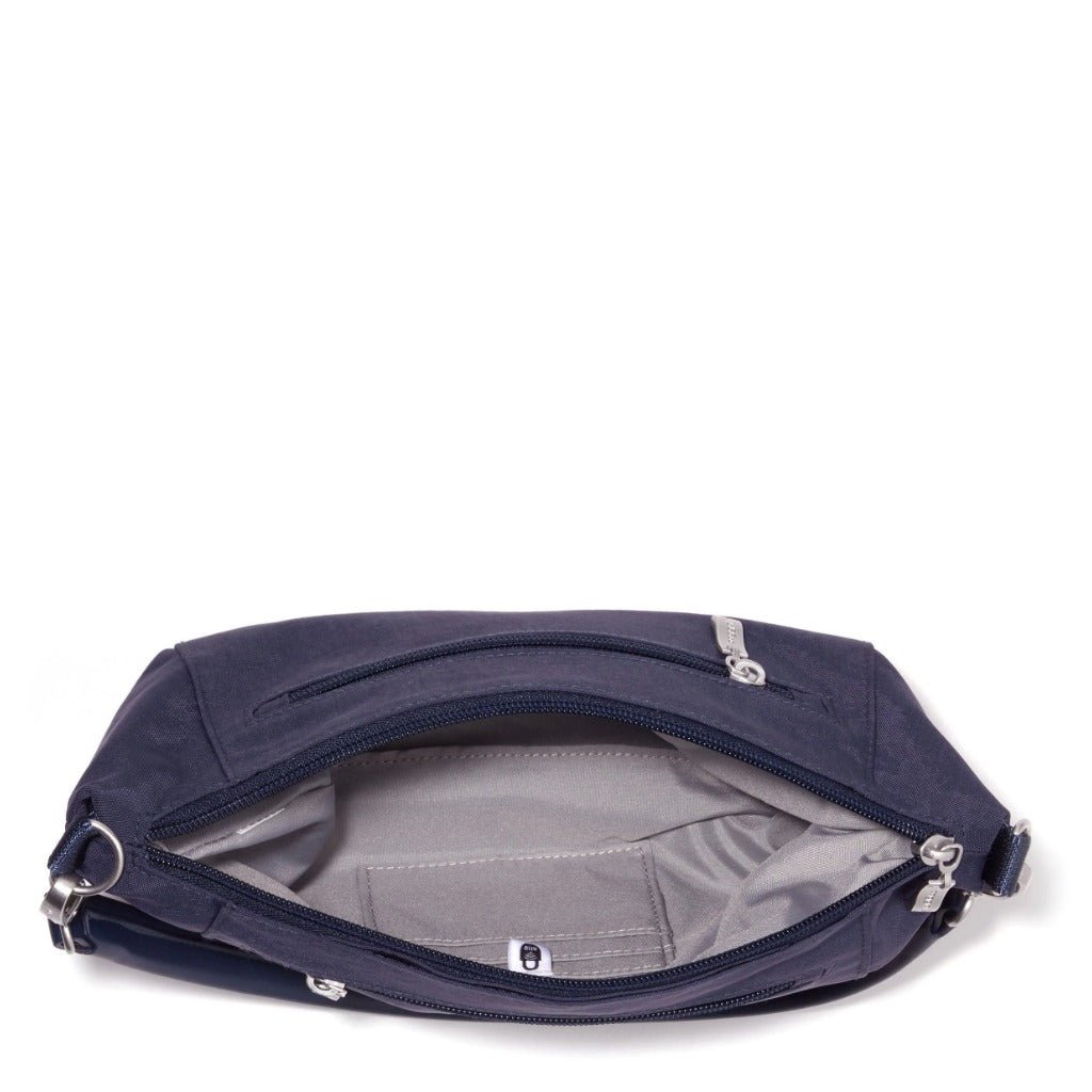 Baggallini Modern Everywhere Half Moon Crossbody - French Navy - Shoetopia Footwear