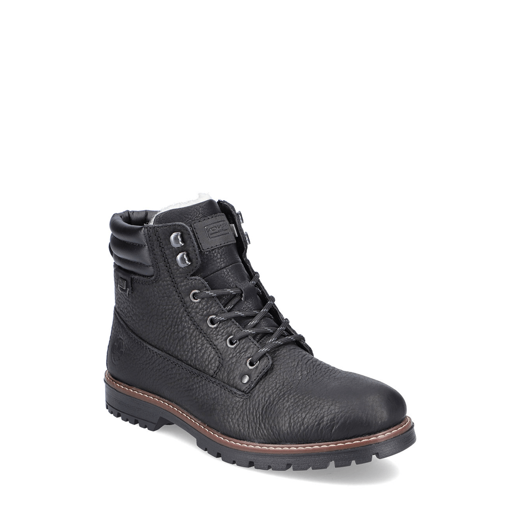 Rieker, F3600, Men's, Boot, Black, Angled view