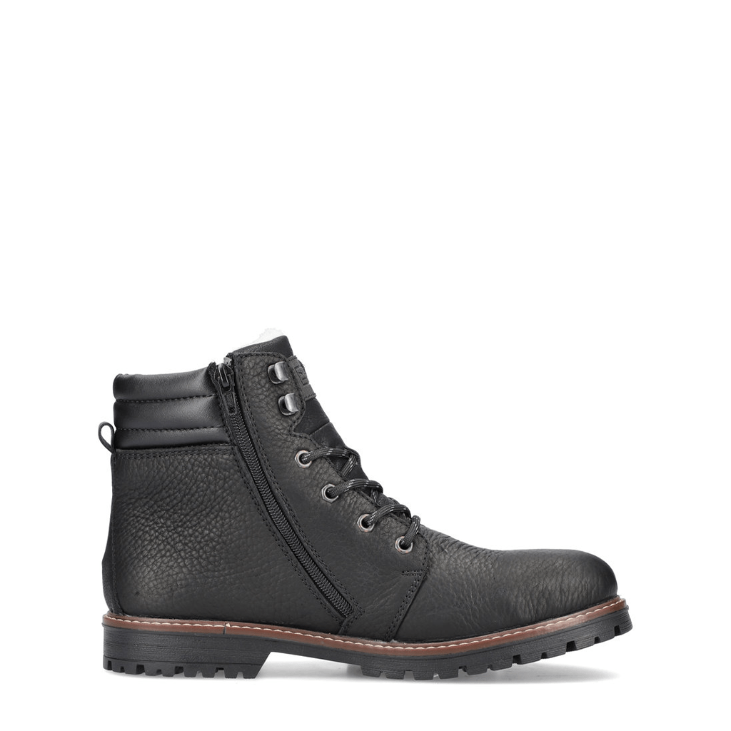 Rieker, F3600, Men's, Boot, Black, Side view