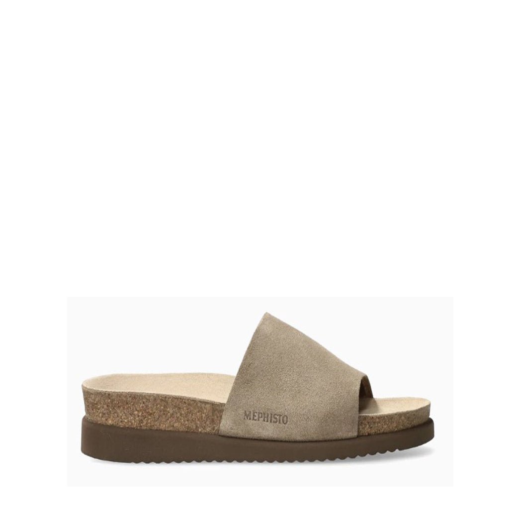 Mephisto, Hanik, Women's, Sandal, Warm Grey, Angled view
