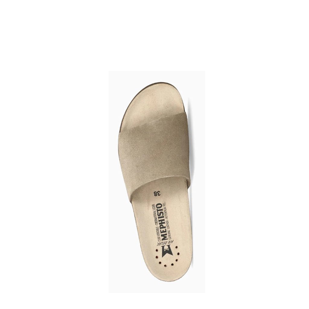 Mephisto, Hanik, Women's, Sandal, Warm Grey, Medial side view