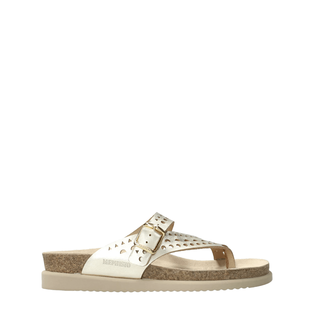 Mephisto, Helena Perf, Women's, Sandal, Gold, Angled view