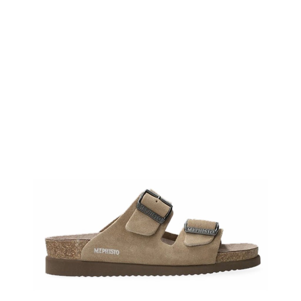Mephisto, Hester, Women's, Sandal, Warm Grey, Angled view