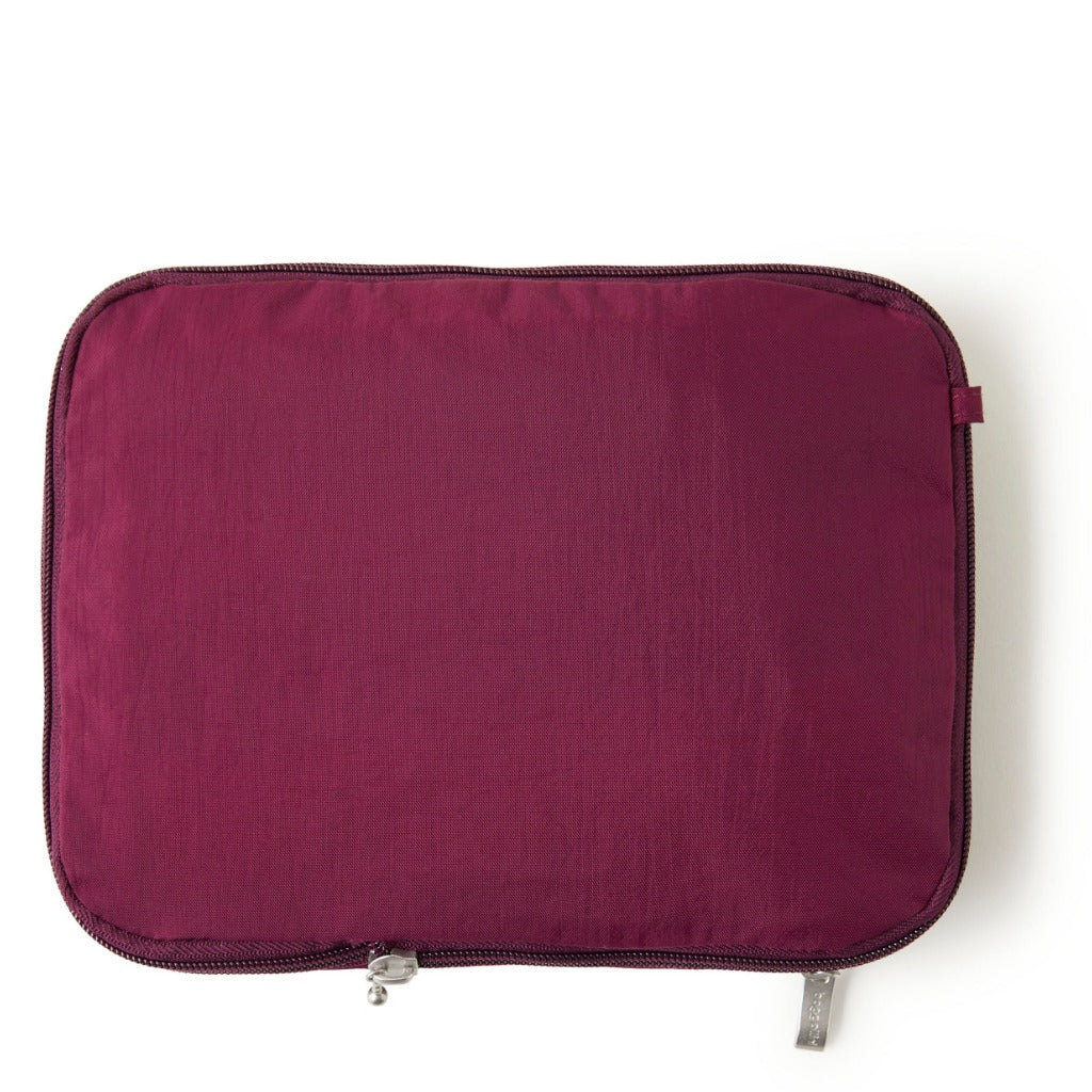 Baggallini, Medium Compression Packing Cube, Packing Cube, Eggplant, Rear view