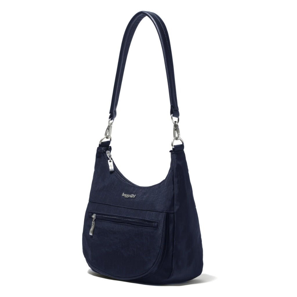 Baggallini True Classic Pocket Half Moon Bag - French Navy - Shoetopia Footwear