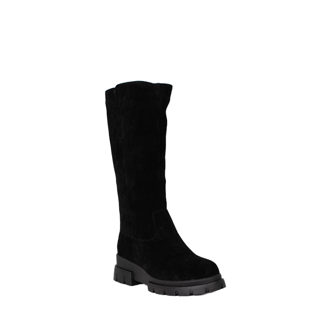 VALDINI OLGA SUEDE TALL BOOT - Shoetopia Footwear