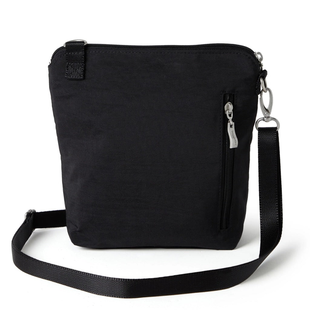 Baggallini, Modern Everywhere Pocket, Crossbody Bag, Black, Rear view
