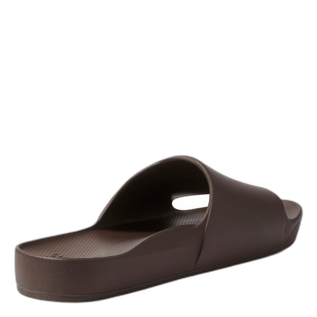Archies, Support Slides, Unisex, Slide, Brown, Rear view