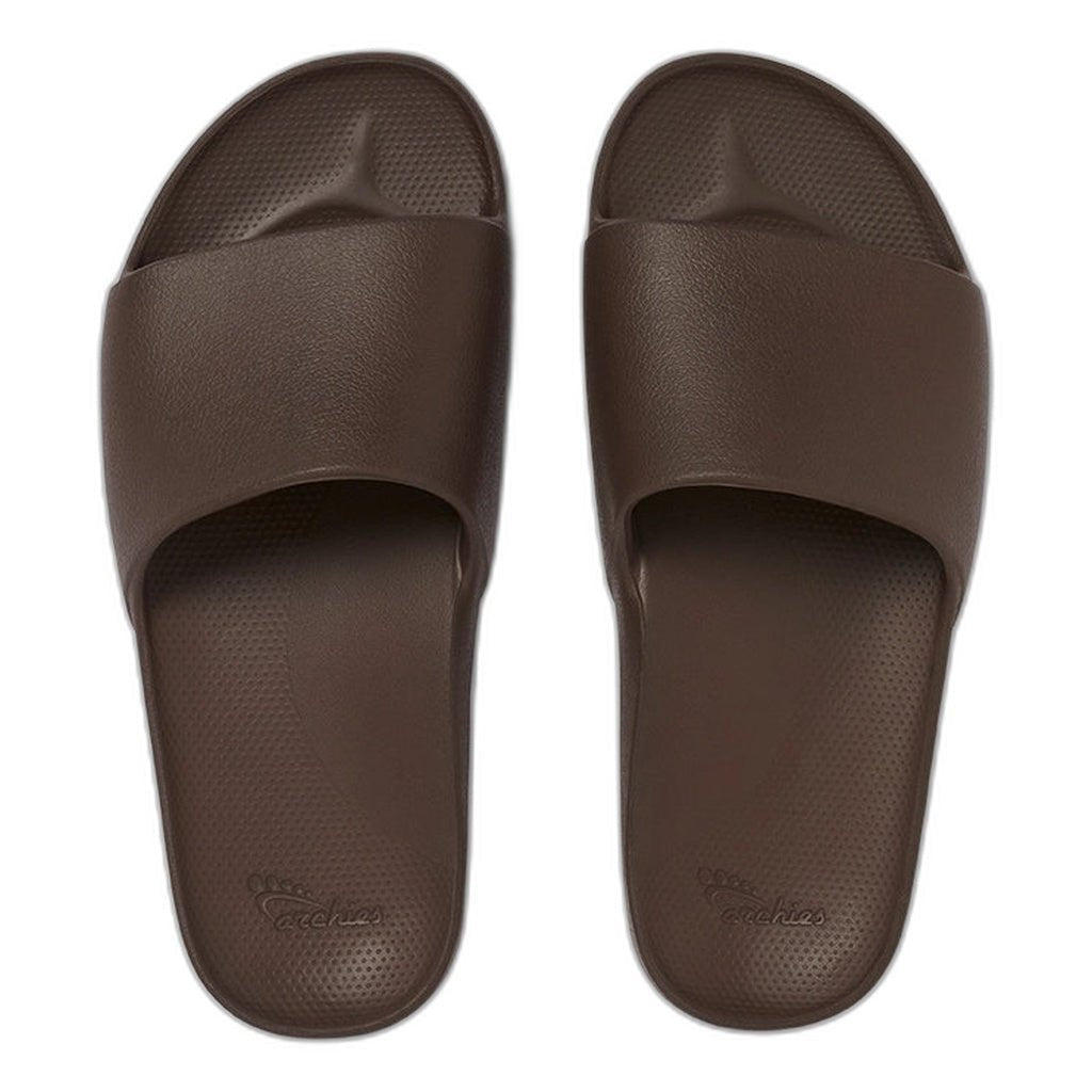 Archies, Support Slides, Unisex, Slide, Brown, Top view