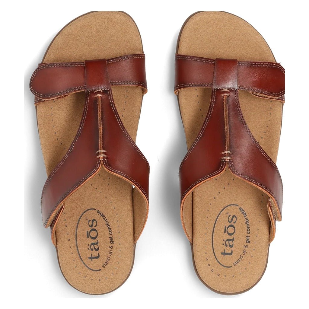 Taos, Slide Show, Women's, Sandal, Cognac, Top view
