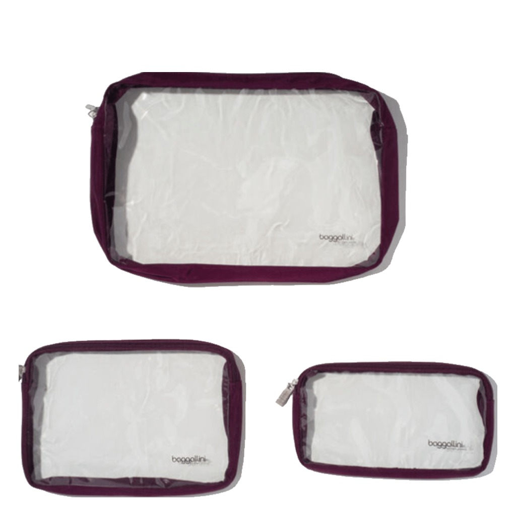 Baggallini Clear Toiletry Pouches - Shoetopia Footwear