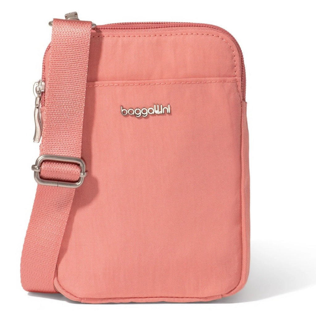 Baggallini Modern Everywhere Take Two RFID Crossbody - Terracotta - Shoetopia Footwear