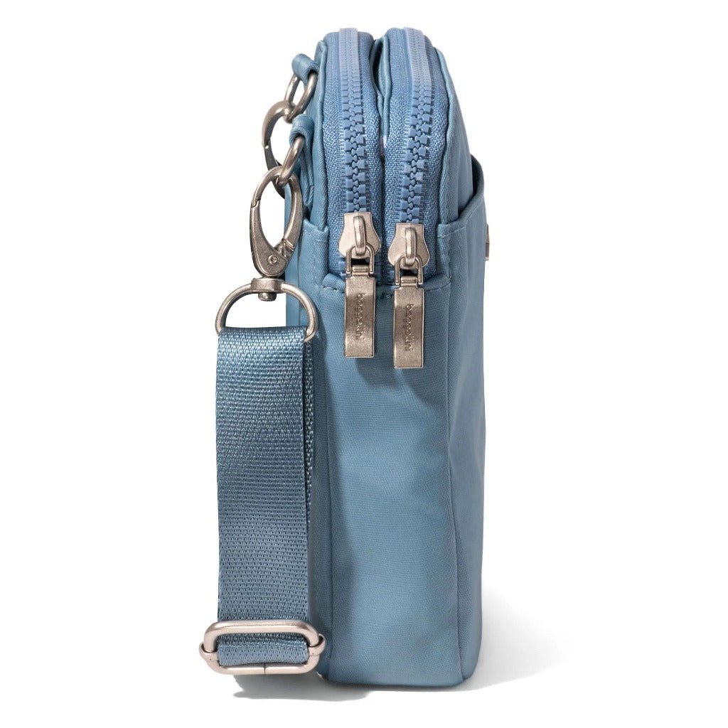 Baggallini Modern Everywhere Take Two RFID Crossbody - Cornflower Twill - Shoetopia Footwear