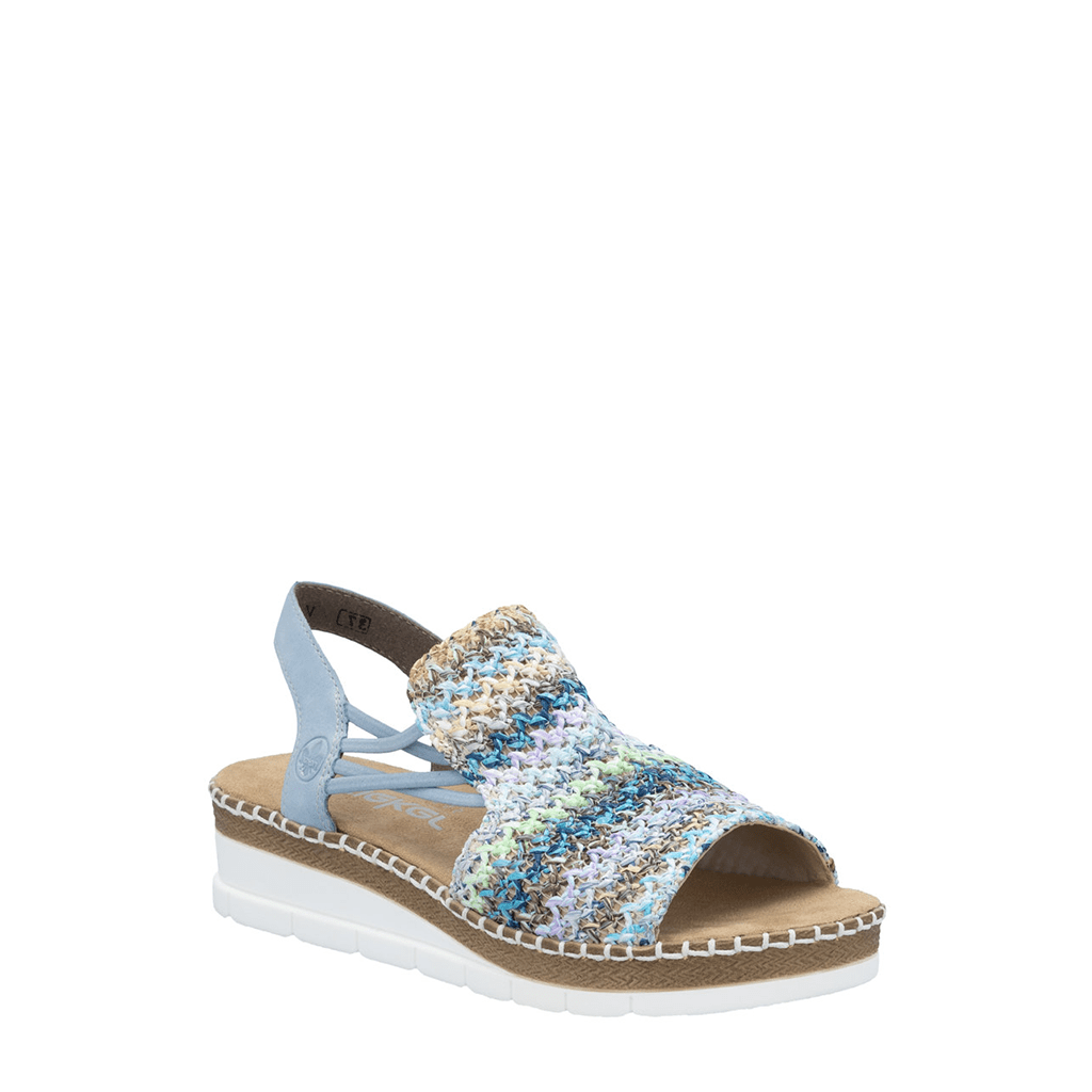 Shoetopia, Rieker, V1241-91, women’s casual slip-on shoe, multi-colour, Right angle view