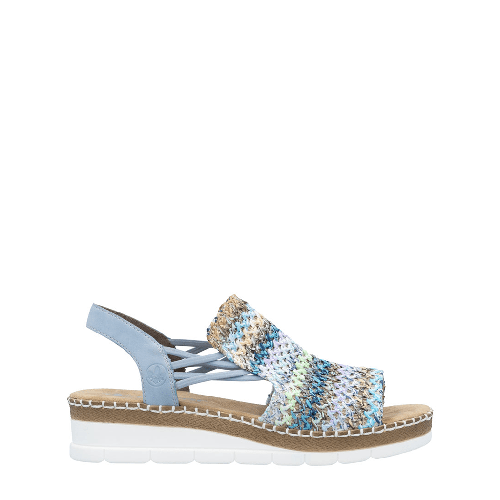 Shoetopia, Rieker, V1241-91, women’s casual slip-on shoe, multi-colour, Right side view