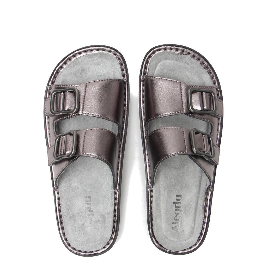 Alegria Verah Sandal Pewter Power - Shoetopia Footwear